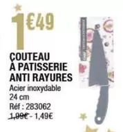 Couteau A Patisserie Anti Rayures offre à 1,49€ sur La Foir'Fouille