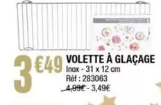 Volette À Glaçage offre à 3,49€ sur La Foir'Fouille