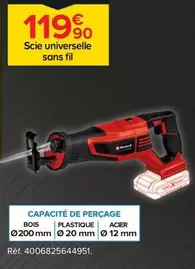 Einhell - Capacité De Perçage offre à 119,9€ sur Castorama