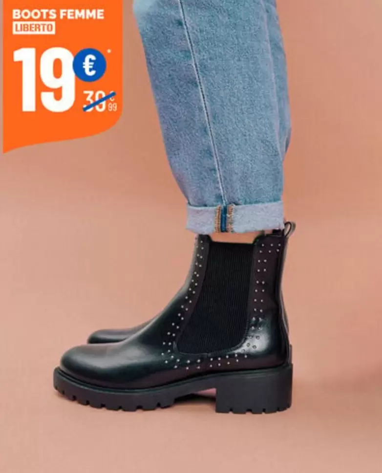 Liberto - Boots Femme offre à 19€ sur La Halle