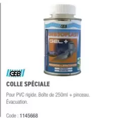 Geb - Colle Spéciale offre sur Ciffréo Bona