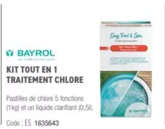 Bayrol - Kit Tout En 1 Traitement Chlore offre sur Ciffréo Bona