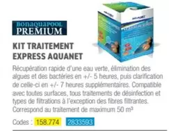 BonaquaPool Premium - Kit Traitement Express Aquanet offre à 158774€ sur Ciffréo Bona