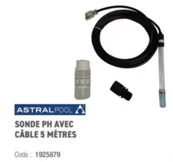 AstraPool - Sonde Ph Avec Câble 5 Mètres offre sur Ciffréo Bona