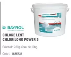 Bayrol - Chlore Lent Chlorillong Power 5 offre sur Ciffréo Bona