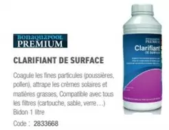 Bonaquapool Premium - Clarifiant De Surface offre sur Ciffréo Bona