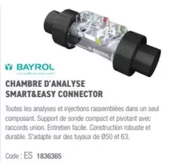 Bayrone - Chambre D'Analyse Smart&Easy Connector offre sur Ciffréo Bona