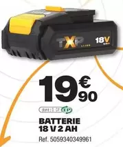 Batterie 18 V 2 Ah offre à 19,9€ sur Brico Dépôt