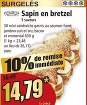 Poulaillon - Sapin En Bretzel offre à 14,79€ sur Norma