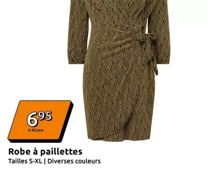 Robe À Paillettes offre à 6,95€ sur Action