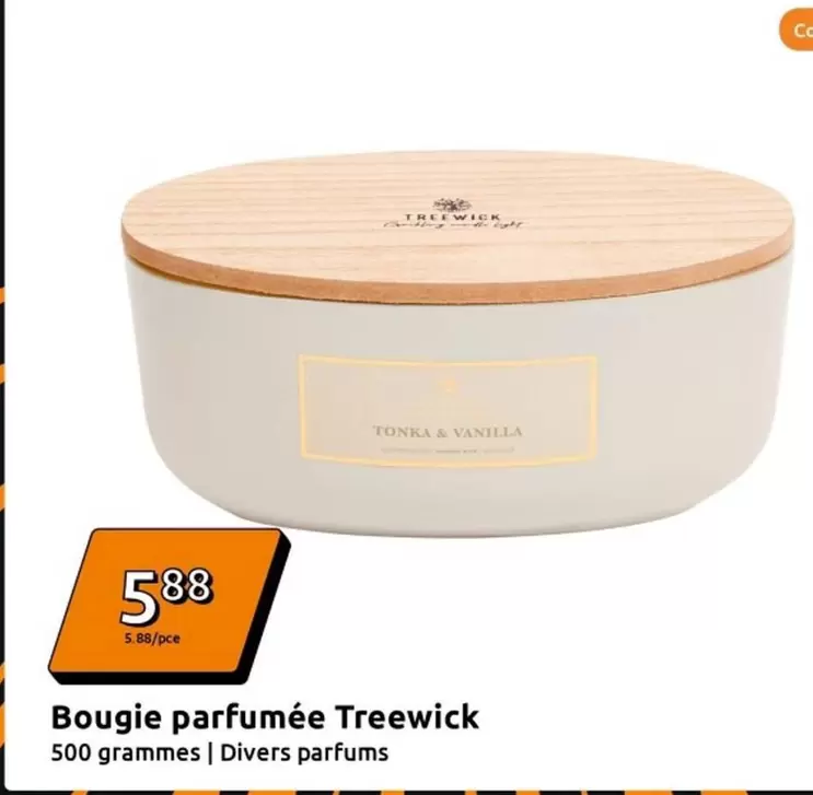 Bougie Parfumée Treewick offre à 5,88€ sur Action