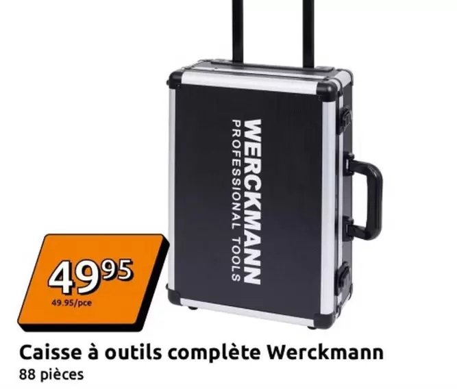 Werckmann - Caisse A Outils Complète offre à 49,95€ sur Action