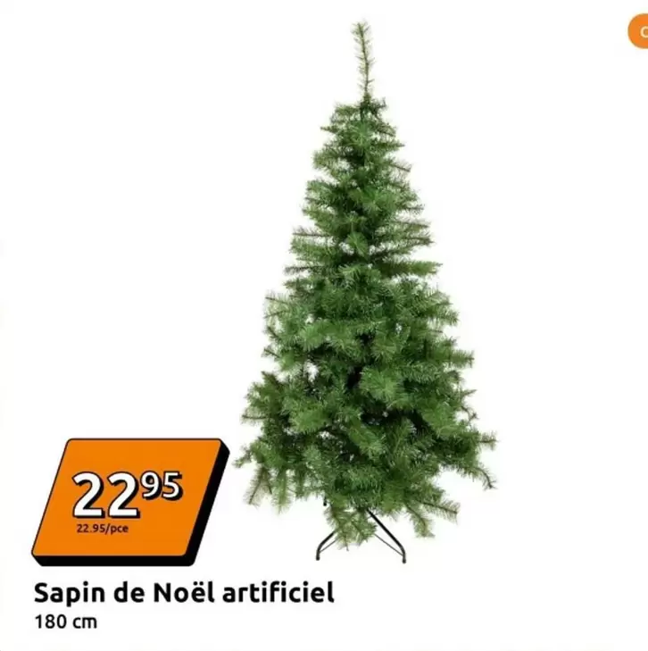 Sapin De Noël Artificiel offre à 22,95€ sur Action