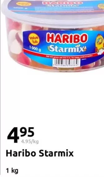 Haribo -  Starmix offre à 4,95€ sur Action