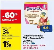 Danone - Danonino Aux Fruits "Offre Découverte" offre à 3,19€ sur Carrefour City