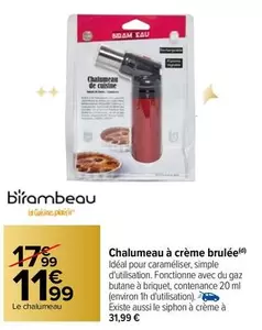 Chalumeau À Crème Brulée offre à 11,99€ sur Carrefour City