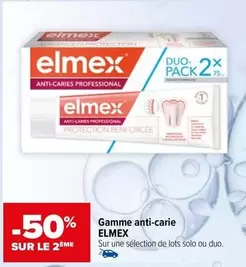 Elmex - Gamme anti-carie offre sur Carrefour