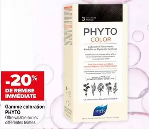 Phyto - Gamme Coloration offre sur Carrefour