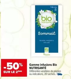 Gamme Infusions Bio offre sur Carrefour