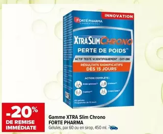 Gamme Xtra Slim Chrono offre sur Carrefour