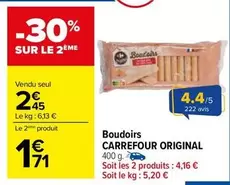 Carrefour - Boudoirs offre à 2,45€ sur Carrefour