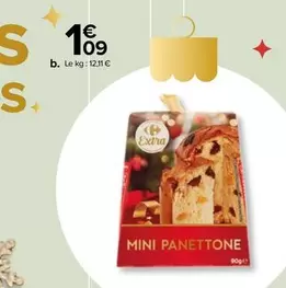 Carrefour - Mini Panettone offre à 1,09€ sur Carrefour Drive