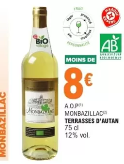 Autan - Monbazillac Terrasses D'autan offre à 8€ sur E.Leclerc