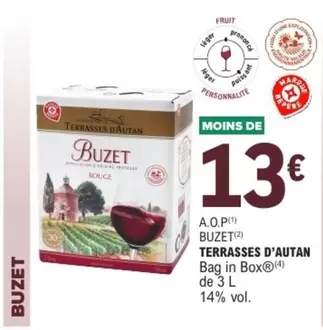 Autan - Terrasses D'autan offre à 13€ sur E.Leclerc