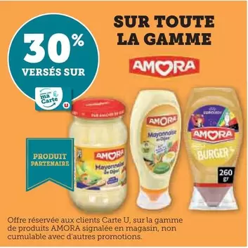 Amora - Sur Toute La Gamme offre sur Hyper U