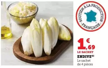 Endive offre à 1,69€ sur U Express