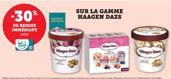 Haagen Dazs - Sur La Gamme offre sur Super U