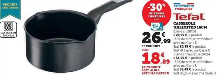 Tefal - Casseptal Ultimate 4gm offre à 26,99€ sur Super U