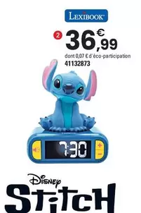 Lexibook - Reveil-Veilleuse Stitch Avec Sons Et Melodies offre à 36,99€ sur JouéClub