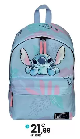 Stitch Sac A Dos 41142567 offre à 21,99€ sur JouéClub