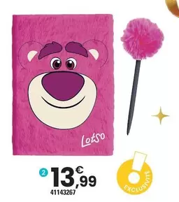 Toy Story-Set De Paperterie Lotso offre à 13,99€ sur JouéClub