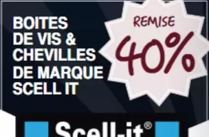 Boites De Vis & Chevilles De Marque Scell It offre sur Chretien Matériaux