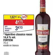 Cora - Apéritivo Classico Rosso 14,4 % Vol. offre à 3,13€ sur Cora