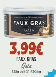 Gaia - Faux Gras offre à 3,99€ sur Naturalia