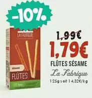 La Fabrique Cornu - Flûtes Sésame offre à 1,79€ sur Naturalia