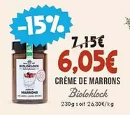 Bioloklock - Crème De Marrons offre à 6,05€ sur Naturalia