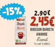 Ecomil - Boisson Barista Amande offre à 2,45€ sur Naturalia