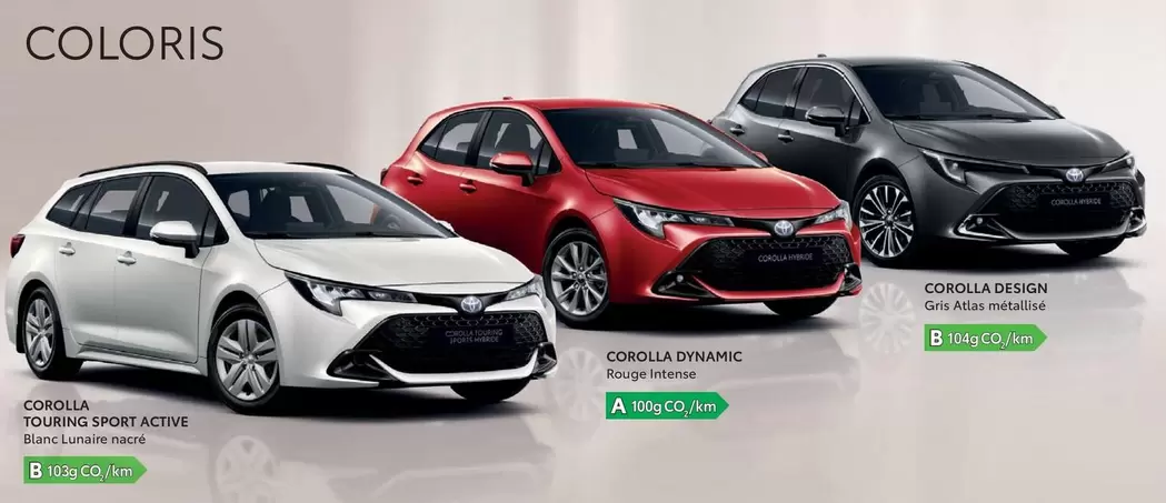 Corolla Design - Bris Atlas Metalisé offre sur Toyota