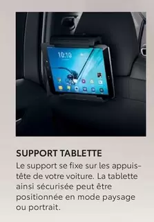 Support Tablette