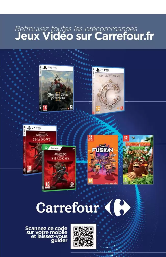 Carrefour - Jeux Video Sur offre sur Carrefour Contact