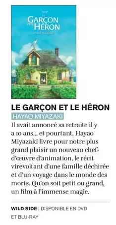 Michelin - Le Garçon Et Le Héron offre sur Carrefour Contact