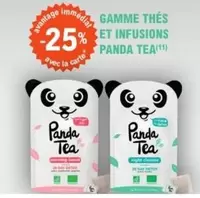 Panda Tea - Gamme Thes Et Infusions offre sur E.Leclerc Parapharmacie