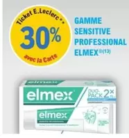 Elmex - Gamme Sensitive Professional offre sur E.Leclerc Parapharmacie