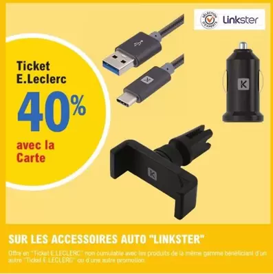 E.Leclerc - Sur Les Accessoires Auto offre sur E.Leclerc L'Auto