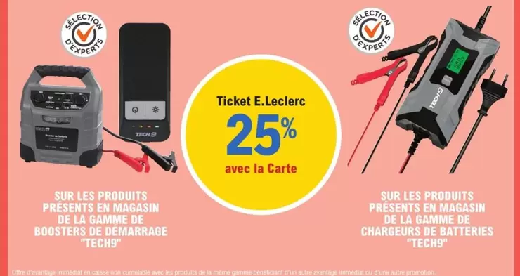 Technic - Sur Les Produits Presents En Magasin De La Gamme De Bonstres offre sur E.Leclerc L'Auto