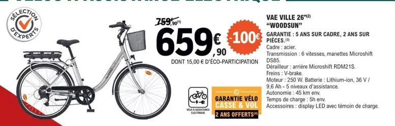 Vej Mille 29 offre à 659€ sur E.Leclerc Sports